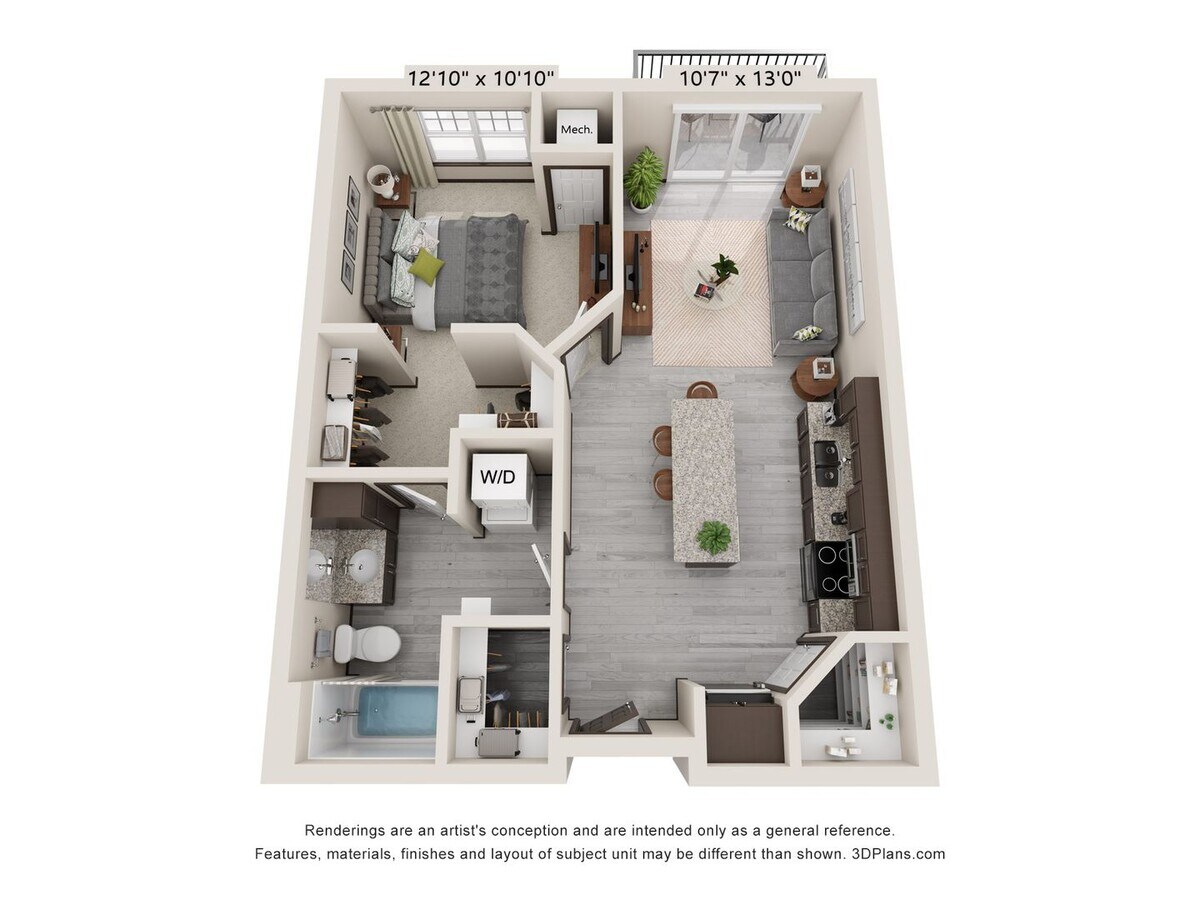 1 Bedroom/1 Bathroom Brand-New Apartment - 1 Bedroom/1 Bathroom Brand-New Apartment Unit APT. D216