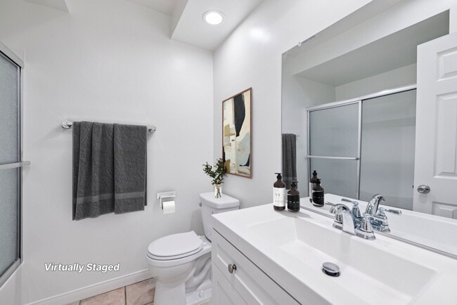 Sparkling clean bathroom