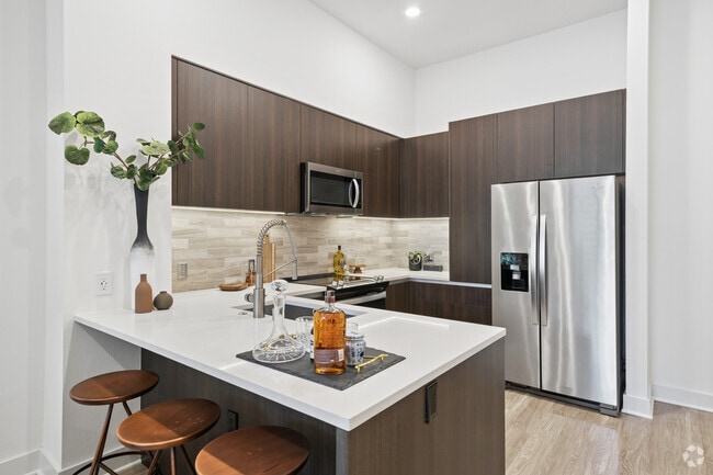 A5 - 1BR, 1BA - 736SF - Kitchen - Overlook at Walnut Creek
