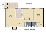 2BR/2BA