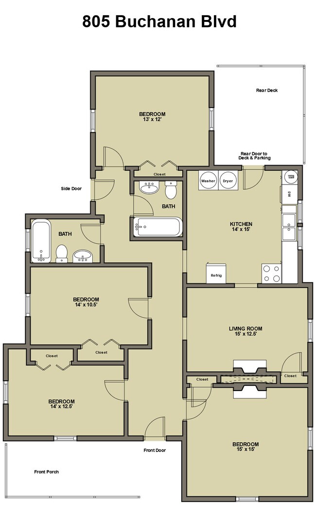 Photo - 805 N Buchanan Blvd