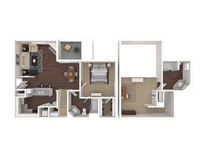 Layout of Apartment - 44801 Milestone Sq Apartment Unit 303