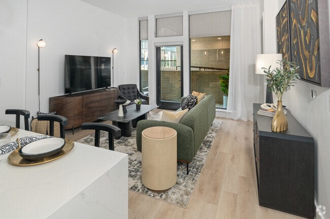 Expansive 2 Bed, 2 Bath | 1,200 Sq. Ft. | Open-Concept Living Room