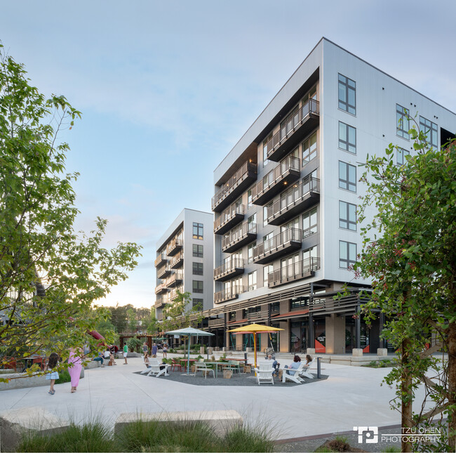 Enjoy retail just outside your front door - Forge at Raleigh Iron Works Apartments