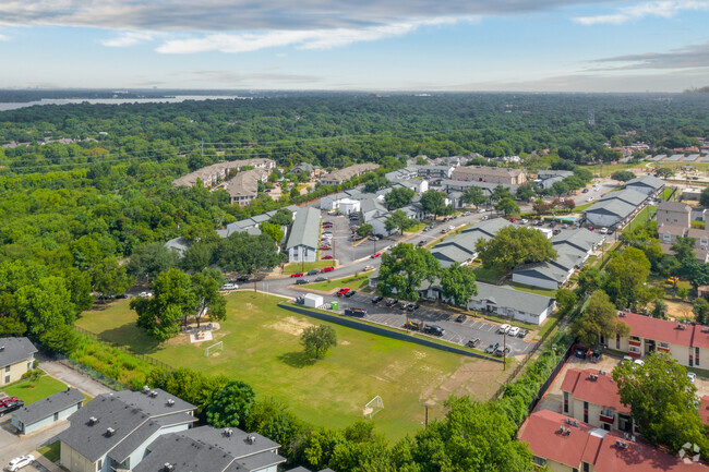 Drone view of our community - Villas del Tesoro Rental