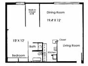 1BR/1BA