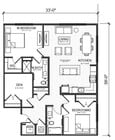 Fern floor plan The Jameson at Kincora