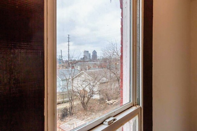 City view from 2nd floor stairwell - 274 S Skidmore St House