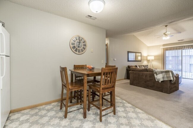 Gather for a meal, game night, or morning coffee in open dining areas that flow easily into your living space for everyday connection.