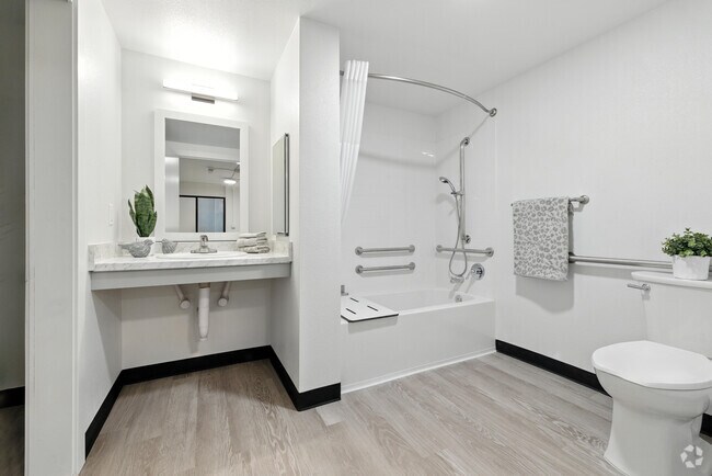 Baño - 1612 Apartments