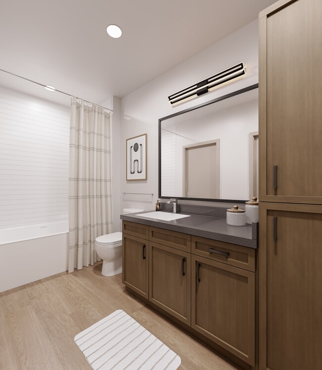 Interiores de baños en Residencias en Pearsall Park - Residences at Pearsall Park