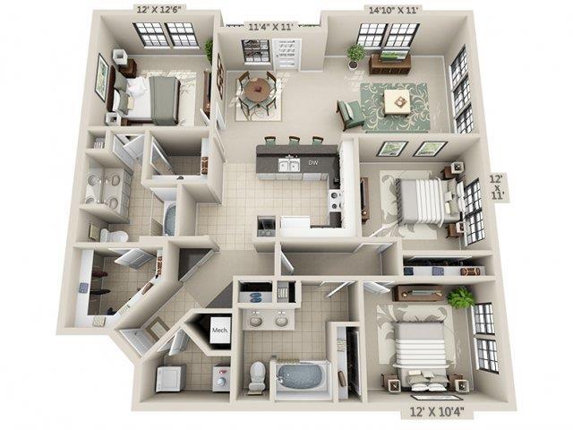 Floor Plan - Esplanade - C1
