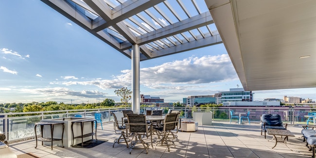 Terrace Overlooking Canal and Downtown Indy