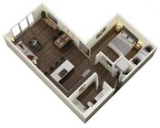 Open 1-Bed D