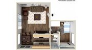 1 habitación 1 baño