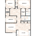 3x2, 1,008 SqFt