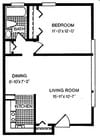 1BR/1BA