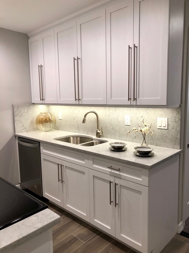 Quartz Countertop/Backsplash - Fairfield Square at East Meadow Rental