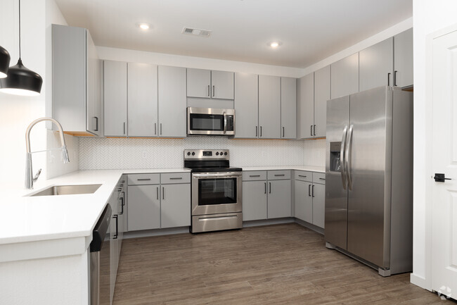 3BR, 2BA - 1,367SF - Kitchen - Rewind at Crest Apartments