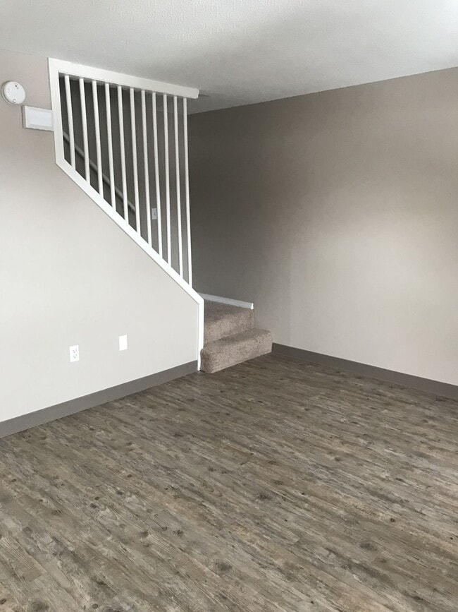 Spacious apartment living room