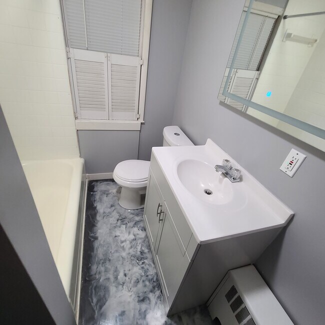 Bathroom view from kitchen - 236 2nd Ave Unit B