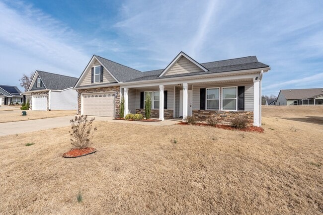 Photo - Relax & Enjoy: 3BR Inman Rental with Big Backyard & Covered Porch