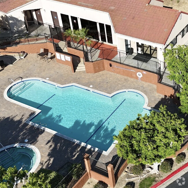 Ariel View of Pool - Diamond Bar Village Rental