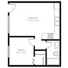 1BR/1BA