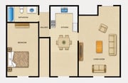 RiverbendApartments_FloorPLan_1x1