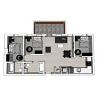 3BR/2BA Balcony - Lux South