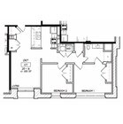 2 bed 1 bath 831 sq. ft