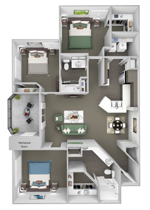 Floor Plan - C1 (Diamond)