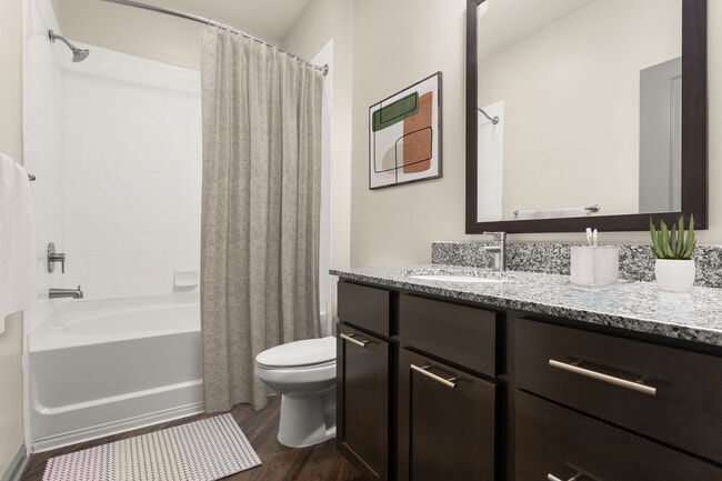Bright and thoughtfully-designed bathrooms made for daily ease.