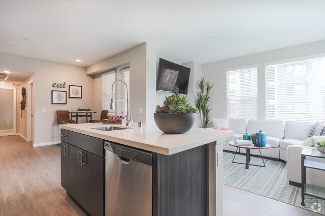 2BR,2BA-2.1 Floor Plan