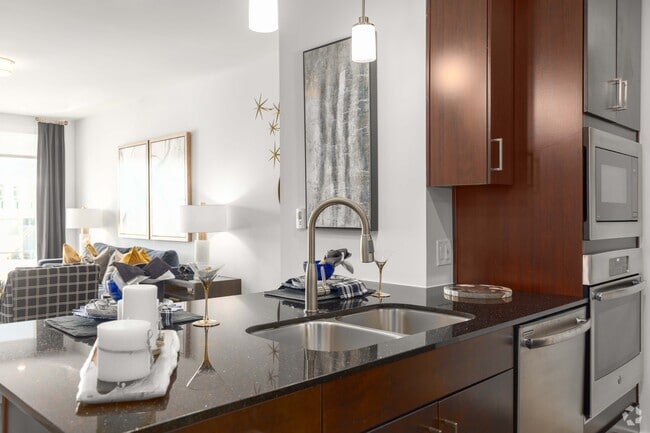 A1 1BR, 1BA - 707SF Kitchen - Carroll at Bellemeade Rental
