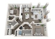 B2 floor plan The Lodge at Hamlin