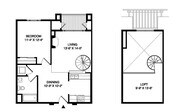 1 Bedroom Loft Bilbao 925 sq feet CL1