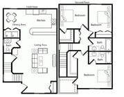 3BR/2BA