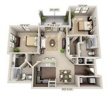 2 Bedroom | 2 Bath | 1149 SF