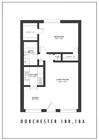 Dorchester 1X1 Floorplan