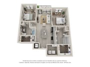 B5_2Bed_2Bath_1078 Sq Ft