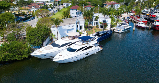 View of the property from the Miami River - 126 NW S River Dr Condo Unit 302