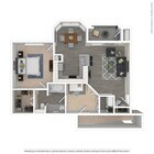 Walnut Hill Las Colinas - Plano de planta A3