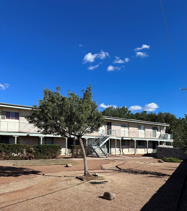 Property courtyard area