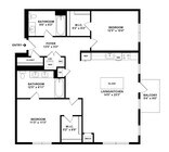 B3 Floor plan W Dimensions