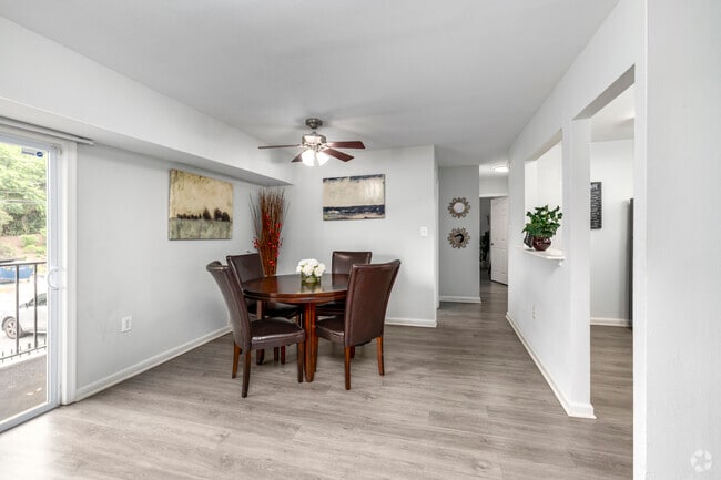 2BR, 1BA – 1,230SF - Dining Area - North Hills Apartments