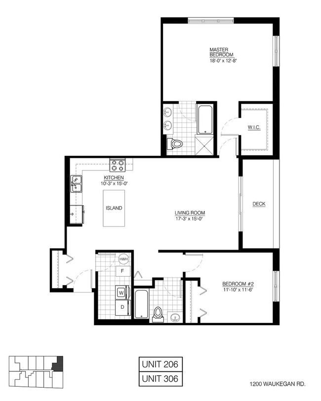 Photo - 1202 Waukegan Rd Condo Unit 206