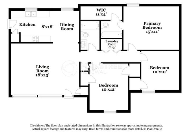 Photo - 3 Bedroom Pet-Friendly Home in memphis, TN with Main Street Renewal