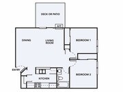 2BR/1BA