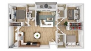 Monnett 3D Floorplan